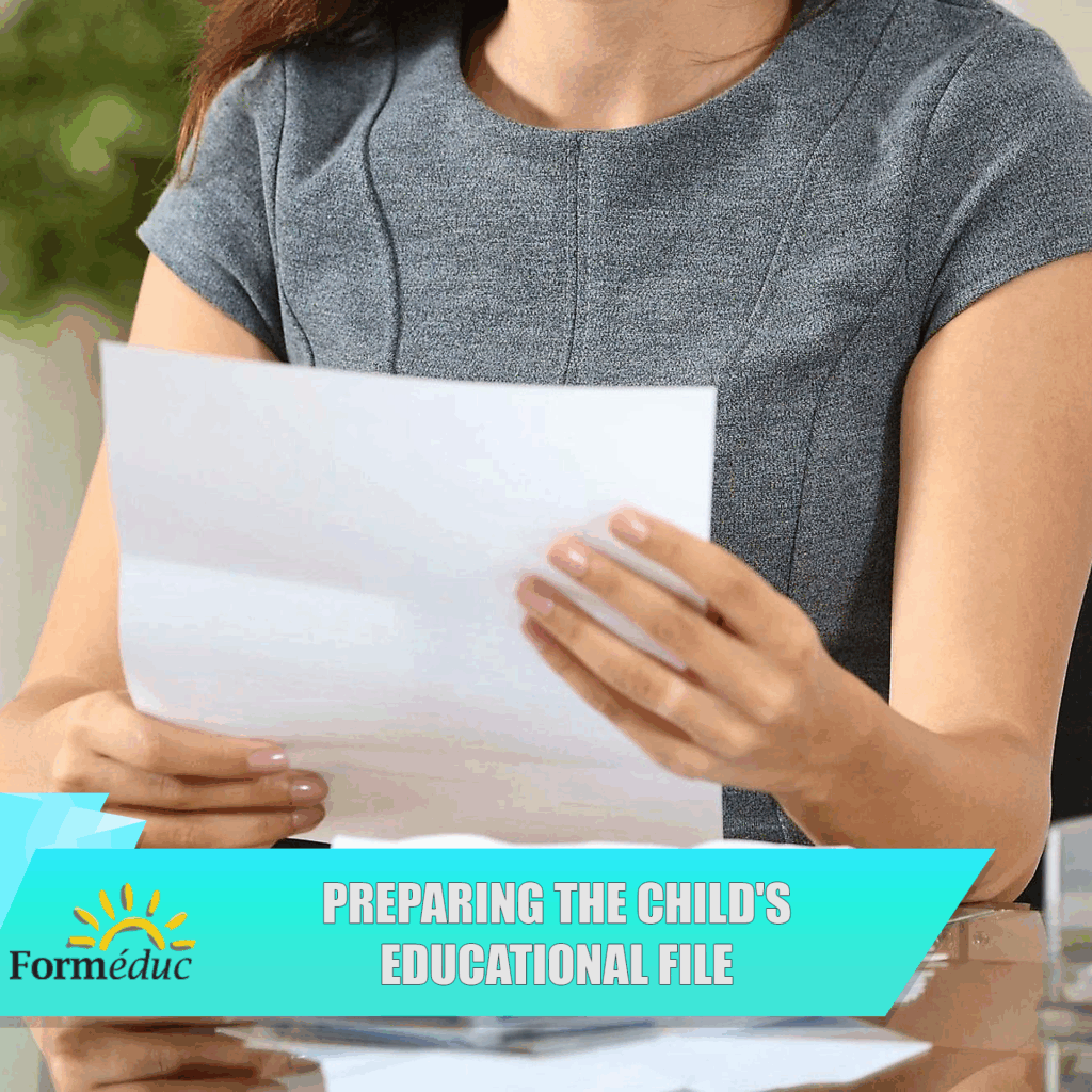 Preparing the child's educational file - Formeduc