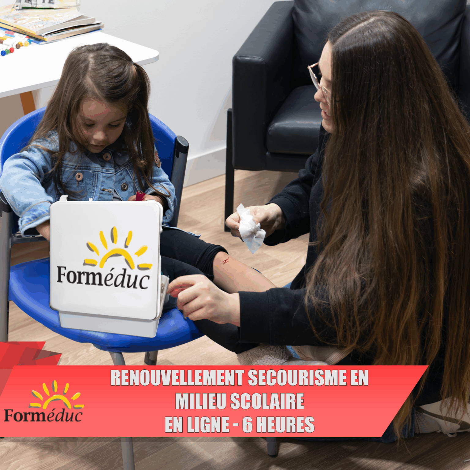 FB260422 Secourisme 6h adapté à la petite enfance avec gestion des réactions allergiques sévères main image 1