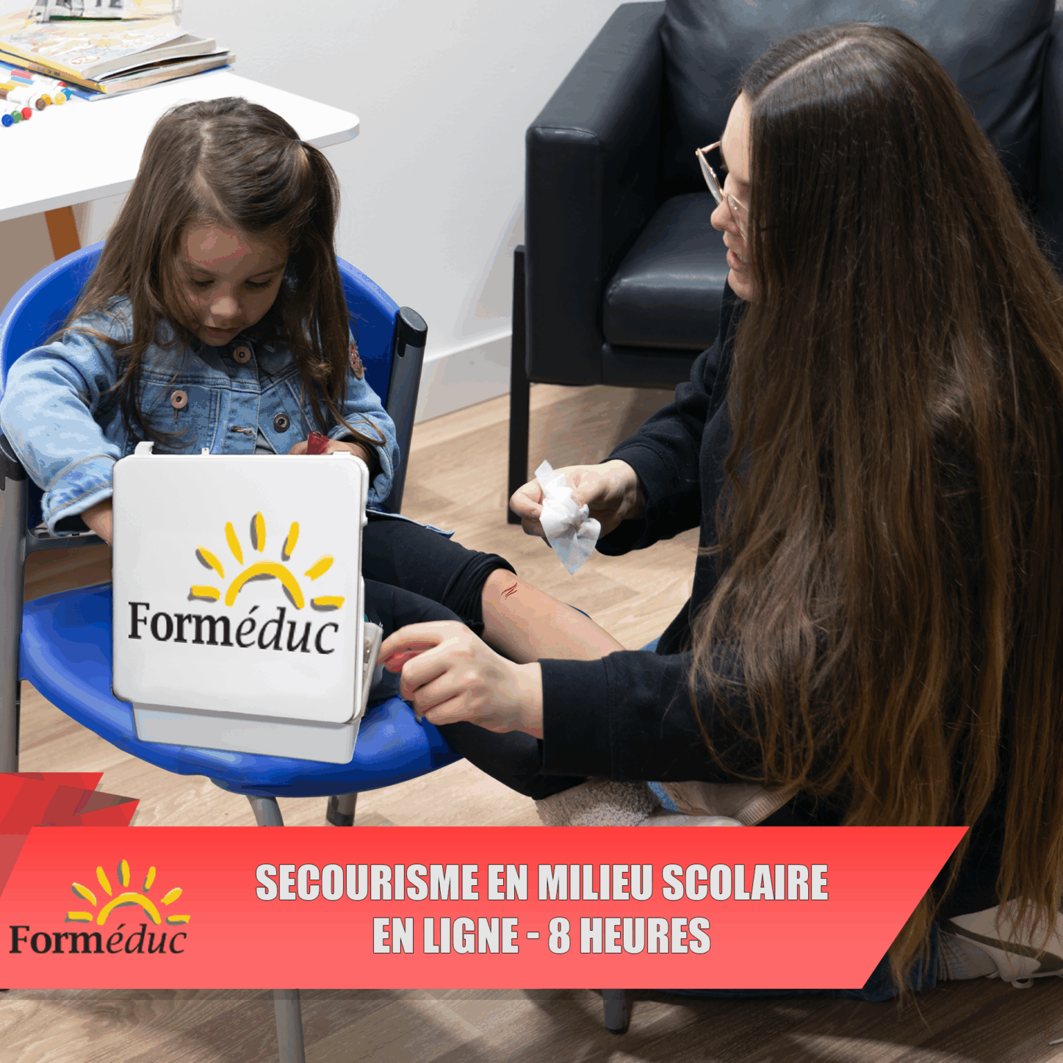 FB260381 Secourisme 6h adapté à la petite enfance avec gestion des réactions allergiques sévères
