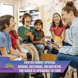 Verbal, gestural, or artistic, the child is speaking to you!